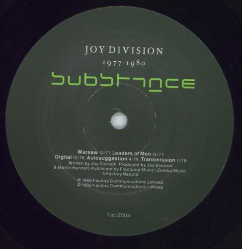 JOY DIVISION／SUBSTANCE LPレコード 帯付き OBI Joy Division - Substance - Amazon.com Music